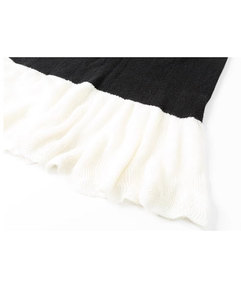 Contrast Slimming Knit Series